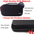 CHKJOK GH1731 Game Console Hard Shell EVA Protective Case For Nintendo Switch OLED(Black)