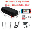 CHKJOK GH1731 Game Console Hard Shell EVA Protective Case For Nintendo Switch OLED(Black)
