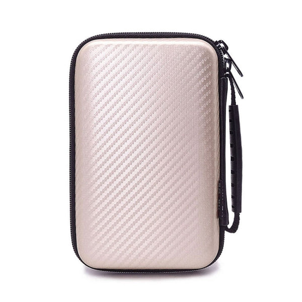 CHKJOK GH1818 EVA Protective Game Console Bag For Nintendo 3DS XL(Gold)