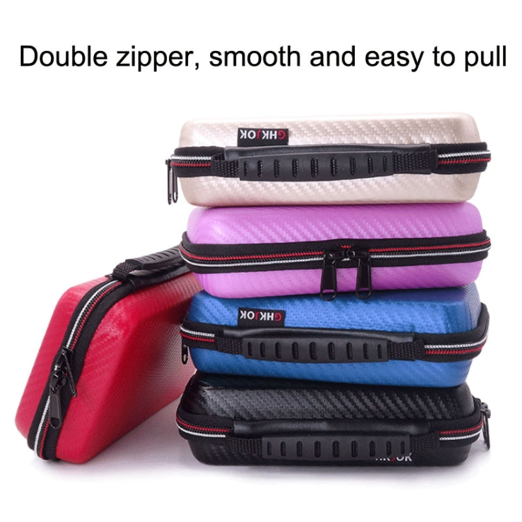 CHKJOK GH1818 EVA Protective Game Console Bag For Nintendo 3DS XL(Blue)