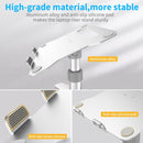 Aluminum Alloy Desktop Raised Shelf Cooling Notebook Bracket(Silver)