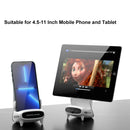 M111 15W Desktop Vertical Loudspeaker Wireless Charging Stand for 4.5-11 Inch Mobile Phone Tablet(White)