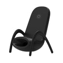 JP-wxc Chair Shape Wireless Charger with Amplifier Function(Black)