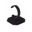 3 PCS Suede C-Shaped Retractable Single Watch Holder(Black)