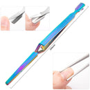 2 PCS X-Shaped Stainless Steel Shaping Clip Nail Art Tools, Specification type: Gradient