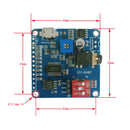 MP3 Voice Play Broadcast Module Chip Serial Port Control USB Download With 8M Storage Play Board