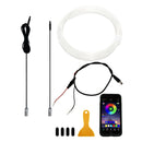 Center Console Modified LED Guide Light, Style: DC Line APP Control(2m Transparent)