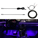 Center Console Modified LED Guide Light, Style: DC Line APP Control(2m Black)