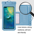 2 PCS Drift Diving Swimming Mobile Phone Waterproof Case(Gray Blue)
