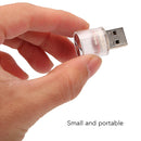 10 PCS Car Decorative USB Universal LED Atmosphere Lamp, Colour: Ice Blue