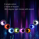 10 PCS Car Decorative USB Universal LED Atmosphere Lamp, Colour: Ice Blue