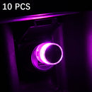 10 PCS Car Decorative USB Universal LED Atmosphere Lamp, Colour: Purple