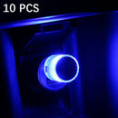 10 PCS Car Decorative USB Universal LED Atmosphere Lamp, Colour: Deep Blue
