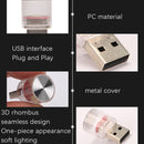 10 PCS Car Decorative USB Universal LED Atmosphere Lamp, Colour: Colorful Flash