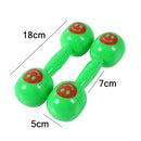 10 PCS Kindergarten Children Morning Exercise Plastic Rattle(Red)