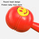 10 PCS Kindergarten Children Morning Exercise Plastic Rattle(Red)