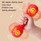 10 PCS Kindergarten Children Morning Exercise Plastic Rattle(Red)