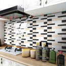 12 PCS 10 x 20cm Brick Pattern Crystal Film Glossy Tile Sticker Floor Sticker(Kit037)