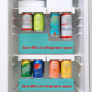 Refrigerator Beverage Beer Can Hanging Storage Rack(White )