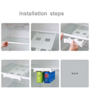 Refrigerator Beverage Beer Can Hanging Storage Rack(White )