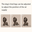 Cute Puppy Shaped USB Charging Fan(Pink)