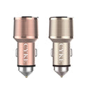 CYKE C11 QC3.0 Aluminum Alloy Dual USB Car Fast Charger(Tyrant Gold)