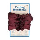 Physical Force Shaping Curly Hair Heatless Hair Curler Hair Band(Deep Purple)