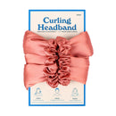 Physical Force Shaping Curly Hair Heatless Hair Curler Hair Band(Red)