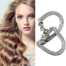 71728 EVA Foam Fix Sleeping Hair Curling Iron(Silver)