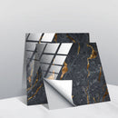 20 PCS 15cm PVC Crystal Covered Film Geometric Pattern Tile Wall Sticker(TS244)