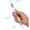 2 PCS Visual Spinning Pen Drop Resistant No Refill Rotary Pen Special(A5 Red)