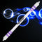 2 PCS Visual Spinning Pen Drop Resistant No Refill Rotary Pen Special(A5 Purple)