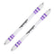 2 PCS Visual Spinning Pen Drop Resistant No Refill Rotary Pen Special(A5 Purple)