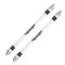 2 PCS Visual Spinning Pen Drop Resistant No Refill Rotary Pen Special(A7 Black)