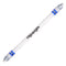2 PCS Visual Spinning Pen Drop Resistant No Refill Rotary Pen Special(A7 Blue)
