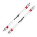 2 PCS Visual Spinning Pen Drop Resistant No Refill Rotary Pen Special(A7 Red)