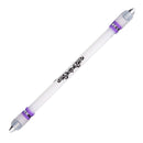 2 PCS Visual Spinning Pen Drop Resistant No Refill Rotary Pen Special(A7 Purple)