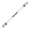 2 PCS Visual Spinning Pen Drop Resistant No Refill Rotary Pen Special(A7 Purple)