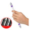 2 PCS Visual Spinning Pen Drop Resistant No Refill Rotary Pen Special(A7 Green)
