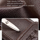 WEIXIER D235 Men Shoulder Bag Portable PU Leather Handbag(Black)