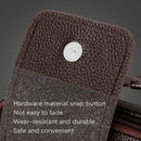 WEIXIER D235 Men Shoulder Bag Portable PU Leather Handbag(Black)