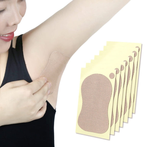 10 PCS Summer Underarm And Soles of Feet Sweat-Absorbing Stickers For Men And Women(Complexion)