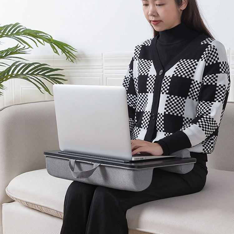 D12 Lap Computer Desk Laptop Bed Desk Portable Car Desk(Gray)