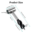 Woodworking Hand Drill Outdoor Survival Drill Hand Screw Drill With PU Case (Brown)