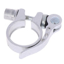 5 PCS Bicycle Accessories Quick Release Clip Road Bike Seatpost Clamp, Size: 31.8mm(Silver)