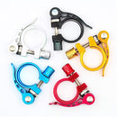 5 PCS Bicycle Accessories Quick Release Clip Road Bike Seatpost Clamp, Size: 31.8mm(Silver)