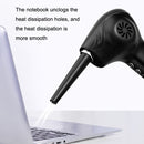 WD-1819 High Power USB Portable Computer Keyboard Duster, Battery Capacity: 10000mAh (Black)