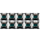 10 PCS Gateron G Shaft Black Bottom Transparent Shaft Cover Axis Switch, Style: G5 Foot (Black Shaft)