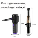 Keyboard Cleaning Fan Dust Removal Wireless Blower(Black)