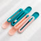 2 PCS Cat Strip Feeder Squeeze Snack Spoon Pet Liquid Food Squeeze(Full Pink )